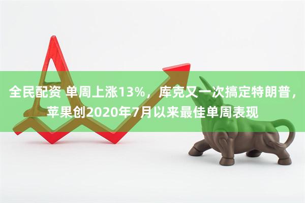 全民配资 单周上涨13%，库克又一次搞定特朗普，苹果创2020年7月以来最佳单周表现